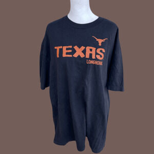 Champs Texas Longhorns Tee | Black Cotton | Size L | Vintage